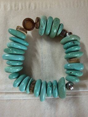Silpada Turquoise Stretch Bracelet
